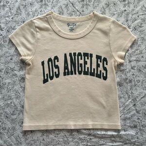 Brandy Melville Los Angeles Ashlyn Baby Tee